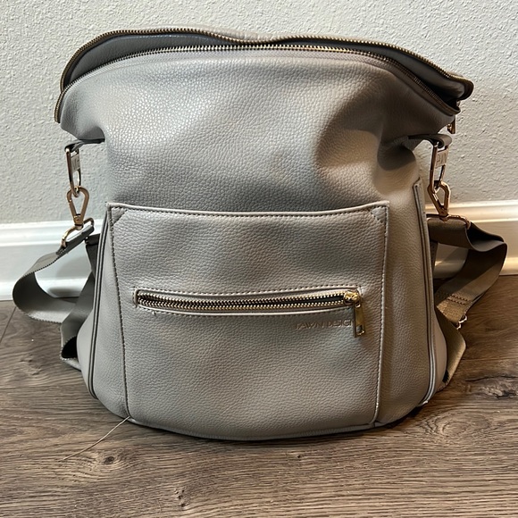 Fawn Design Handbags - Fawn Design Original Gray Diaper Bag